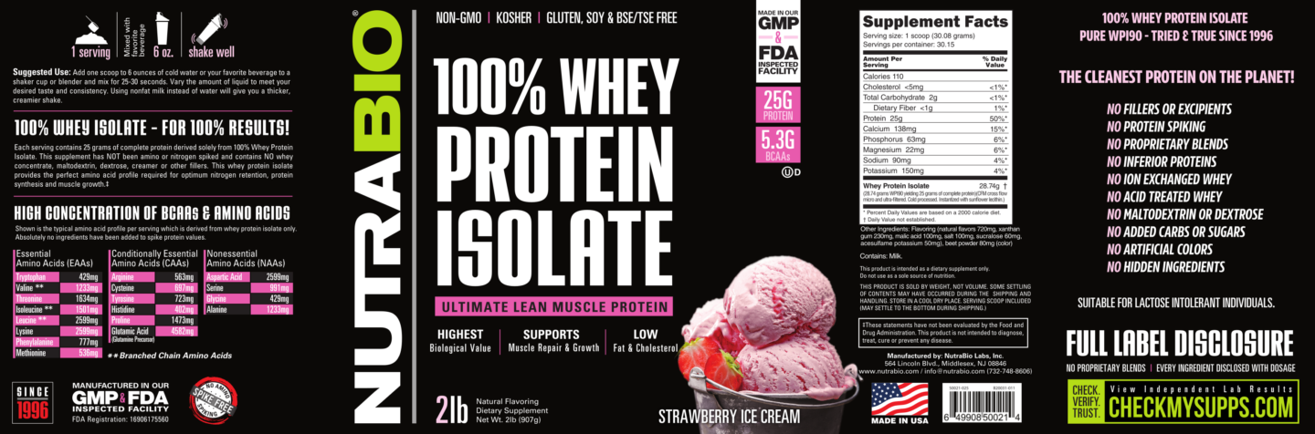 NutraBio 100 Whey Protein Isolate Flavors Get The Upgrade Starting