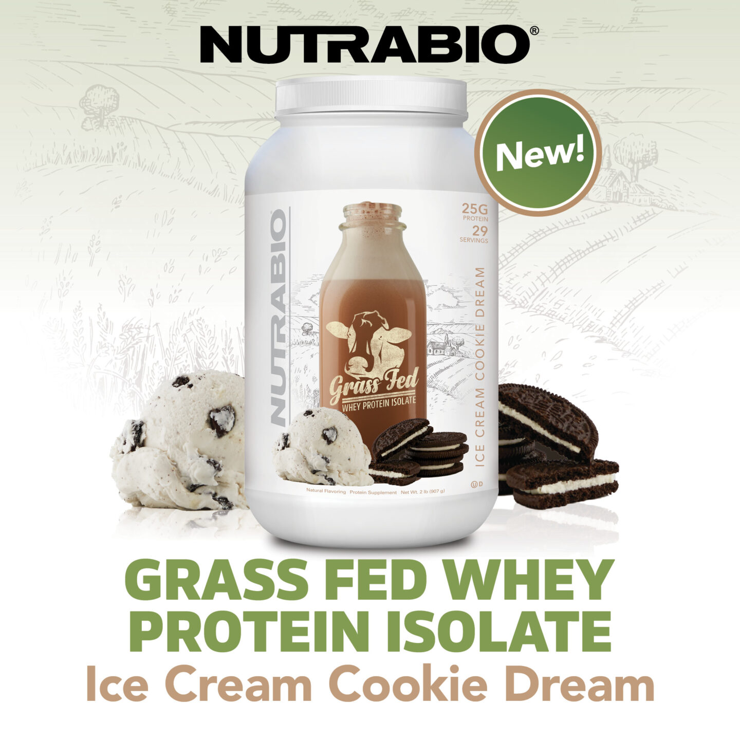 NutraBio Grass Fed Whey Isolate Flavors Get Upgraded