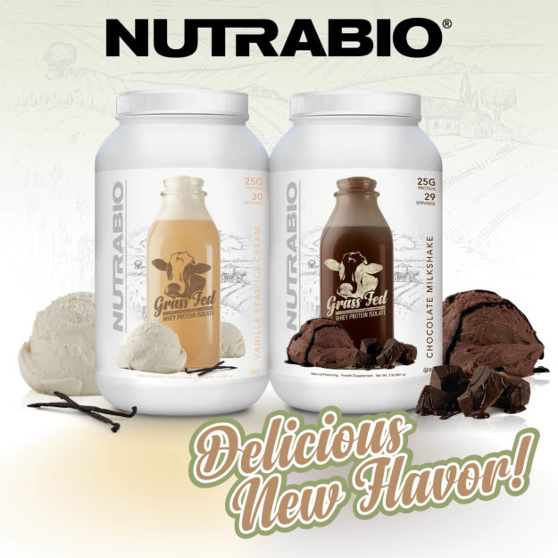 Nutrabio Grass Fed Whey Isolate Flavors Get Upgraded