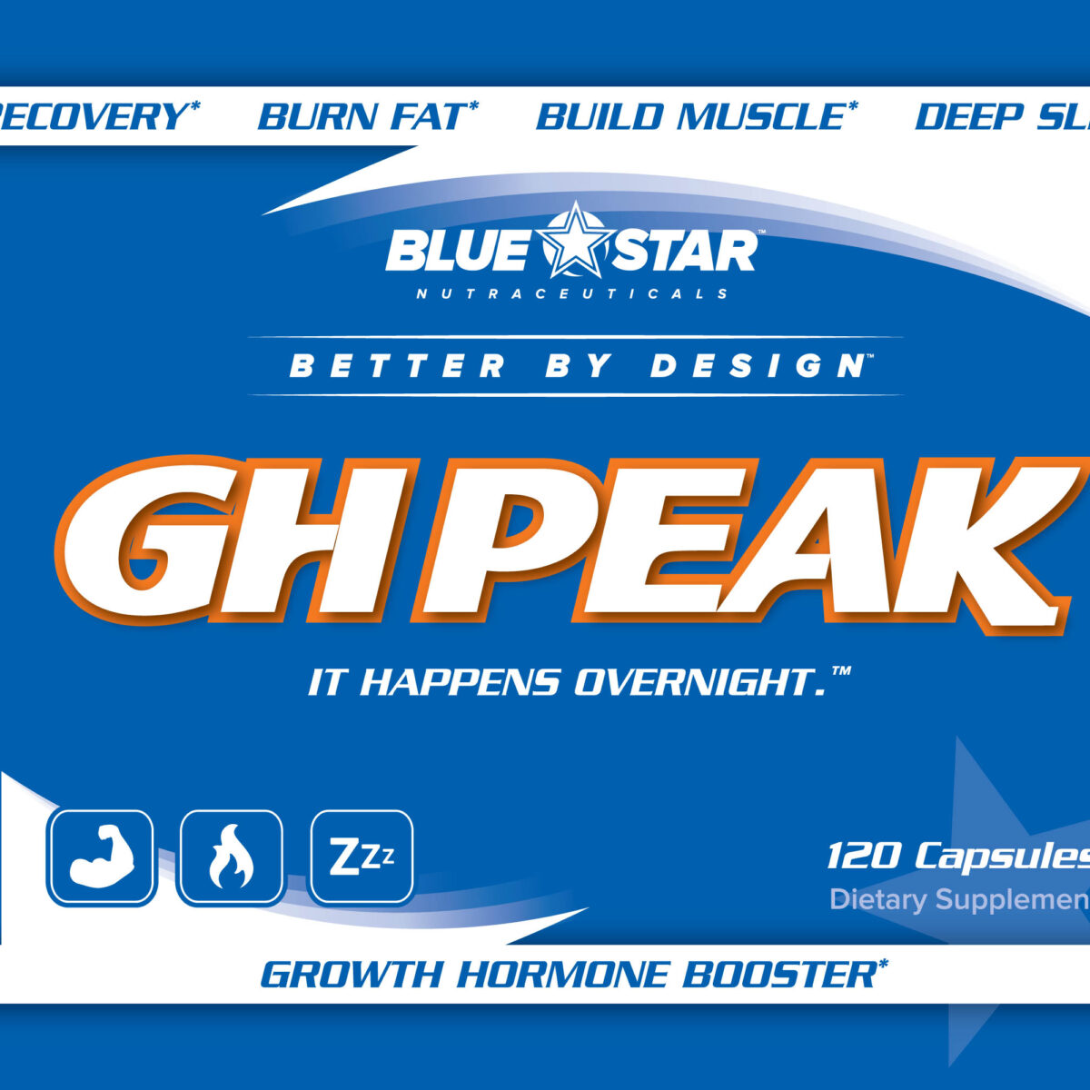 *FROM USA* Blue Star GH Peak Growth Hormone Booster Exp 7/19 RRP $89.99 