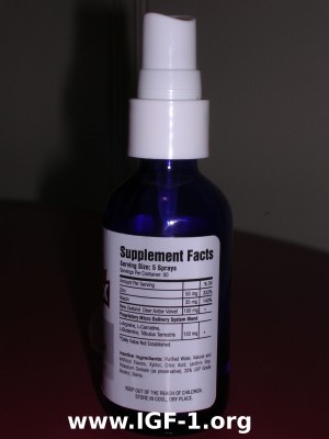 Antler X Ingredients - 100mg New Zealand Deer Antler per Serving