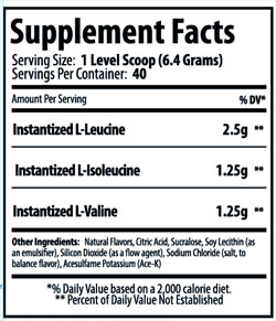 Stacked BCAA Ingredients