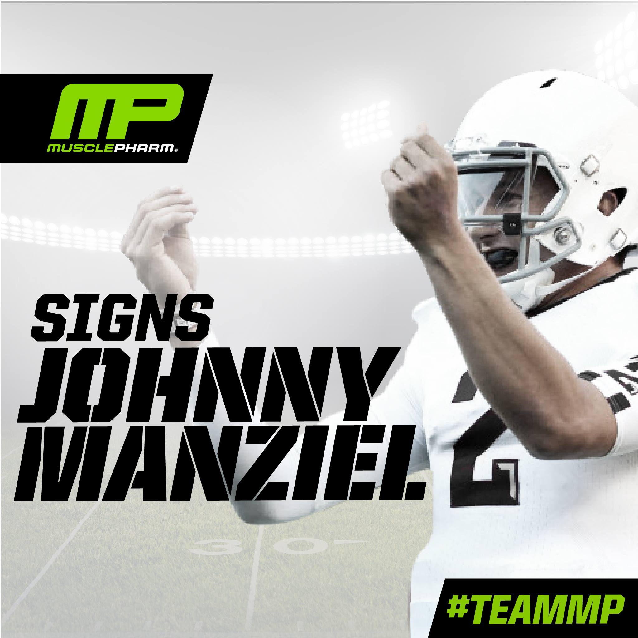 MusclePharm now sponsors Johnny Manziel of the Cleveland Browns
