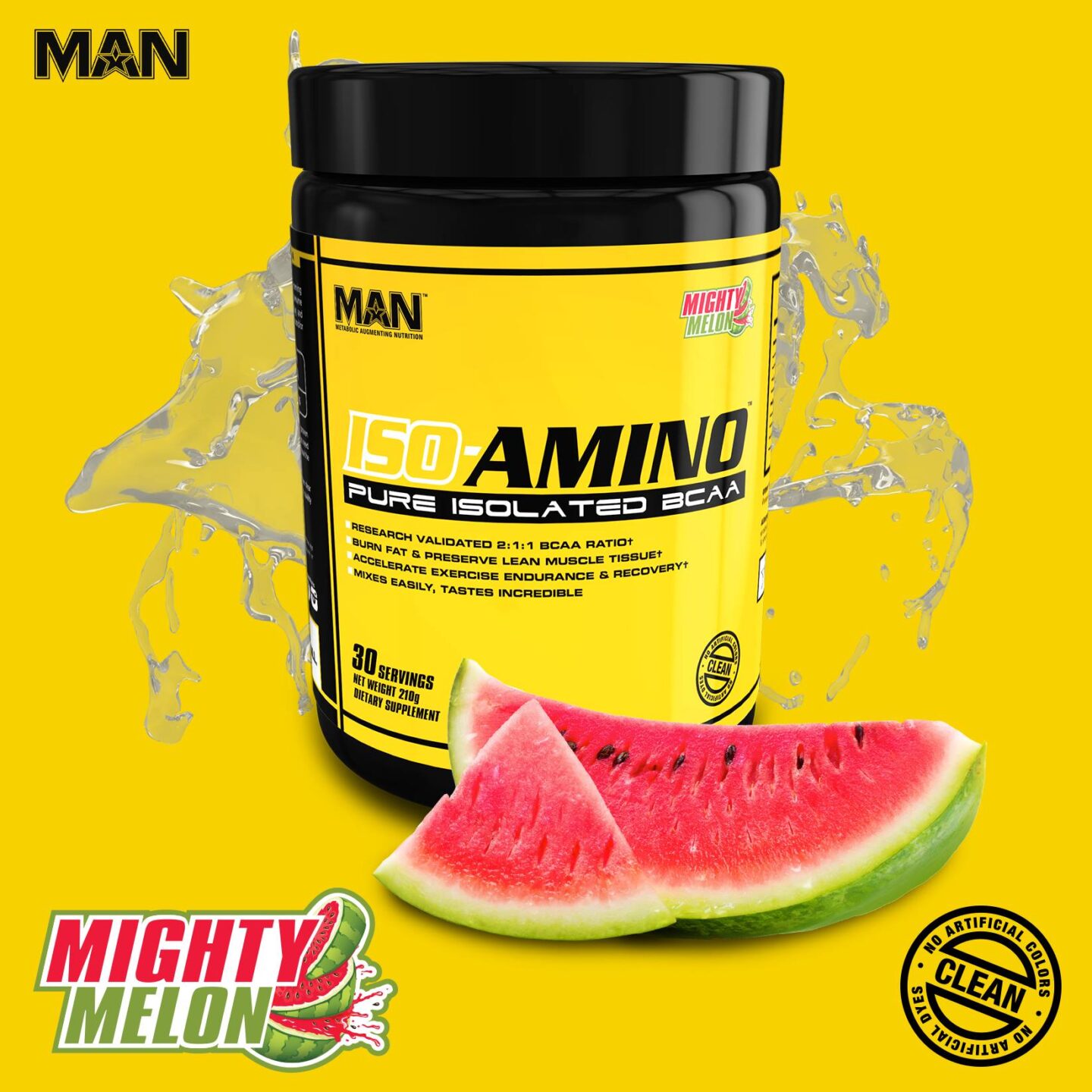 MAN Sports ISOAmino CandyFlavored BCAAs, Nothing Else!