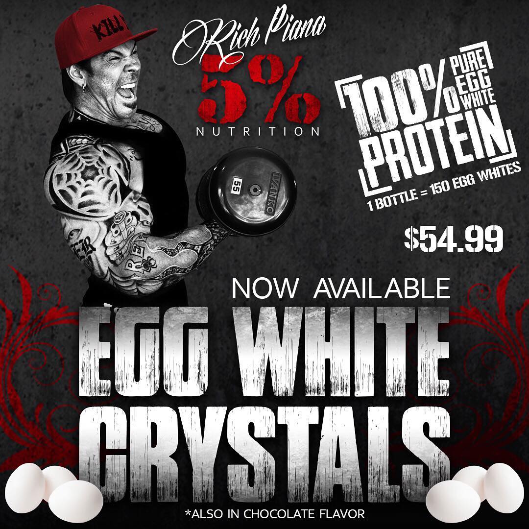 5% Real Food Egg White Crystal Available