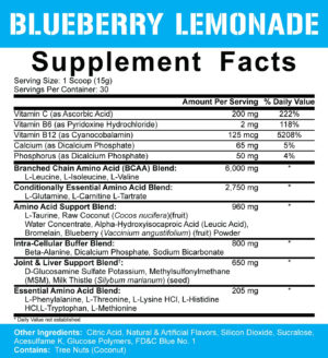 5% Nutrition All Day You May Blueberry Lemonade Ingredients