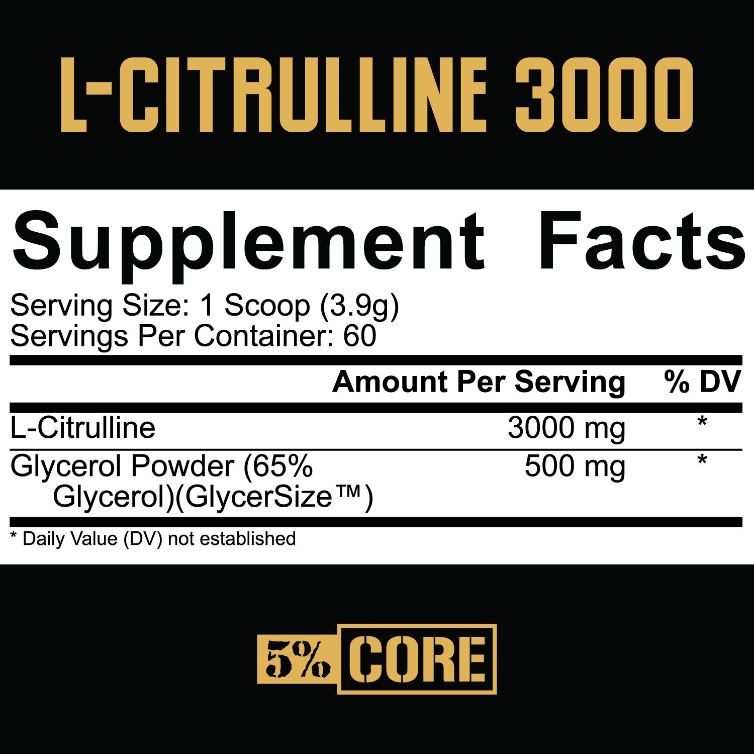 5% Nutrition Core Citrulline