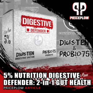 5% Nutrition Digestive Defender: A 2-in-1 Gut Health Supplement Kit