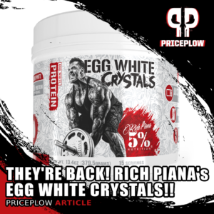 Rich Piana’s Egg White Crystals are BACK at 5% Nutrition