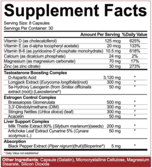 5 Percent Nutrition Post Gear Ingredients