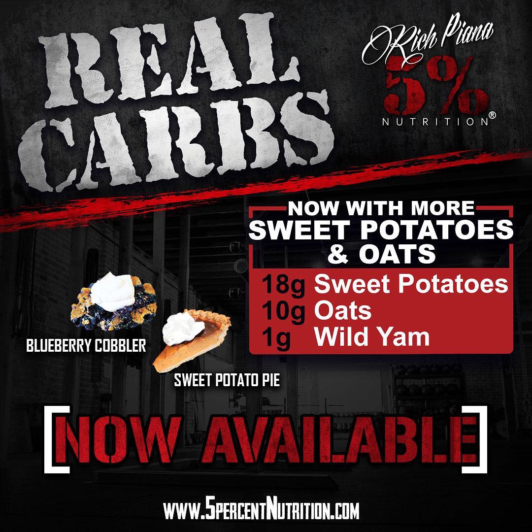 5% Nutrition Nutrition Real Carbs