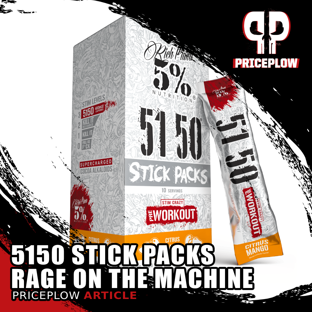 5% Nutrition 5150 Pre-Workout Stick Packs