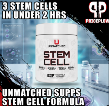 Unmatched Supps Stem Cell: Kris Gethin's Formula for Cellular Recovery and Longevity