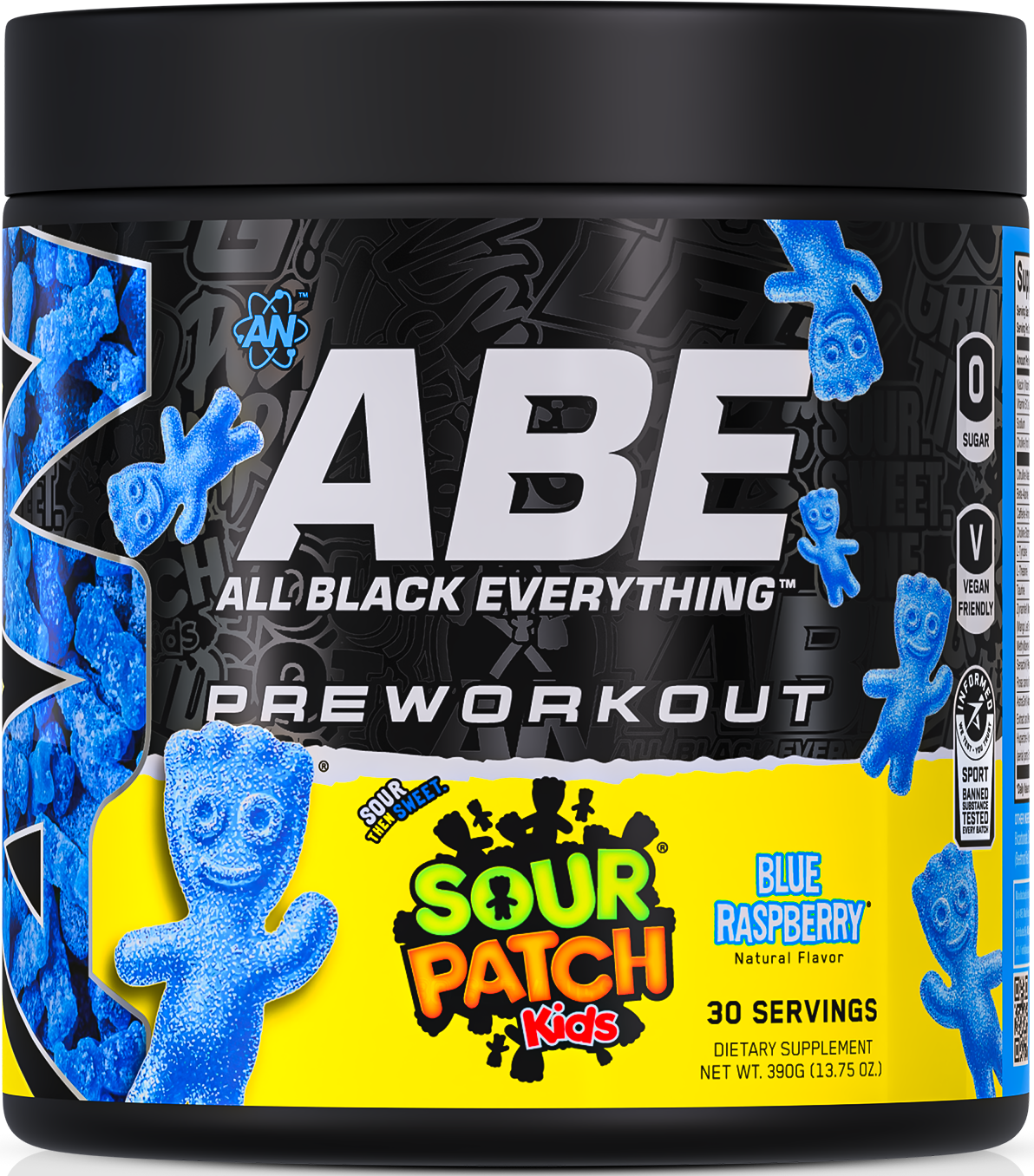 ABE Pre-Workout Sour Patch Kids Blue Raspberry