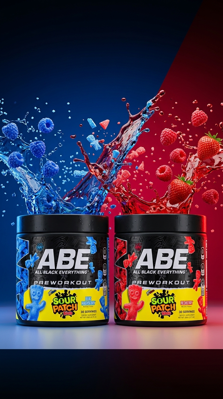 ABE Pre-Workout: Sour Patch Kids Flavors