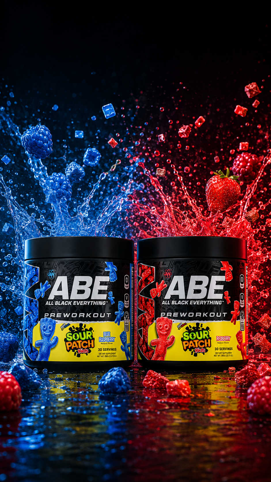 ABE Pre-Workout: Sour Patch Kids Flavors