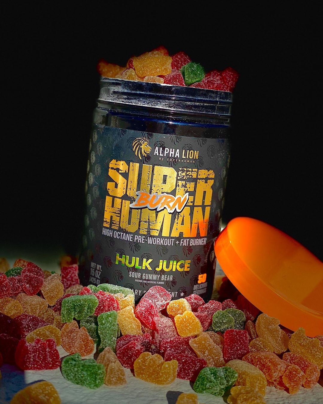 Alpha Lion Superhuman Pre-Workout - Sour Gummy Bear