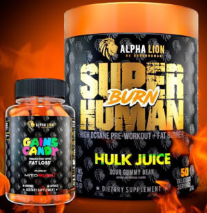 Alpha Lion SuperHuman Burn And Gains Candy MitoBurn