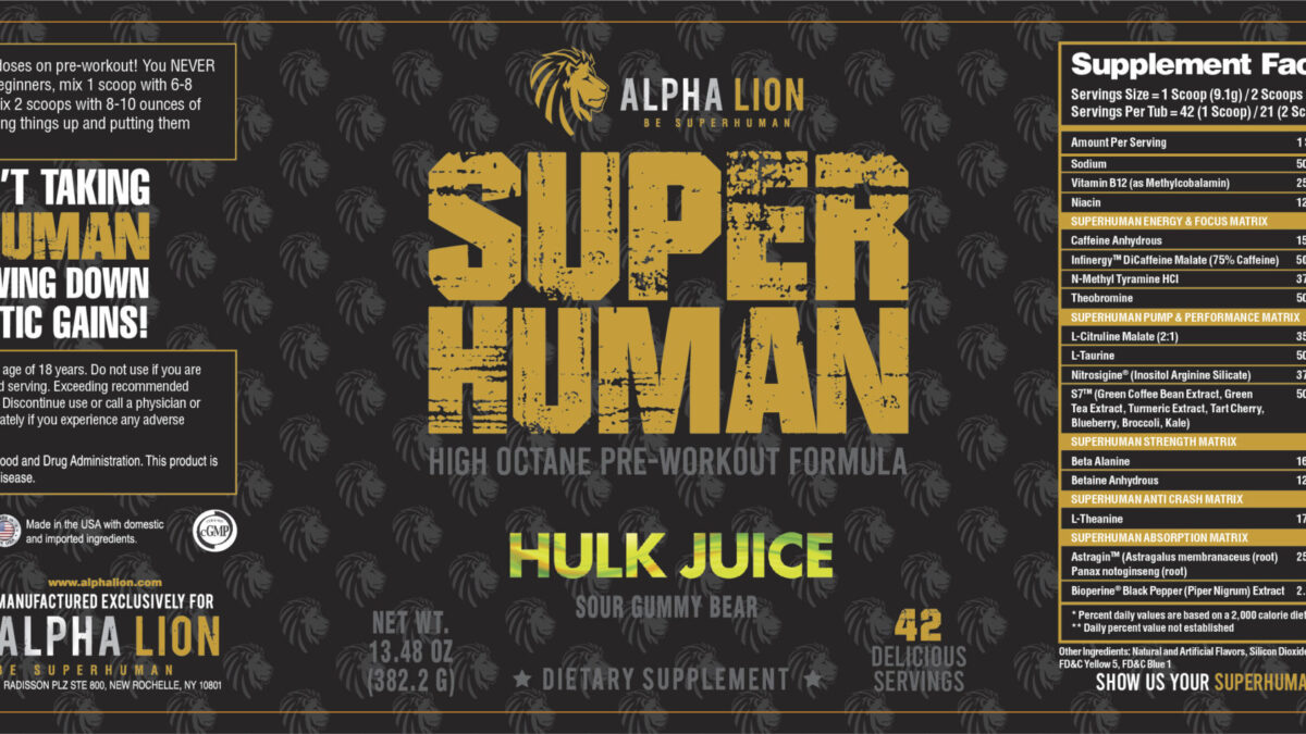 Alpha Lion Superhuman Gets A Bodybuilding Based Boost