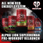 Alpha Lion Flips The Switch: SuperHuman Pre-Workouts Go All Red