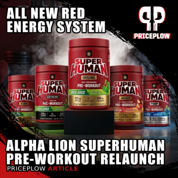 Alpha Lion Flips The Switch: SuperHuman Pre-Workouts Go All Red