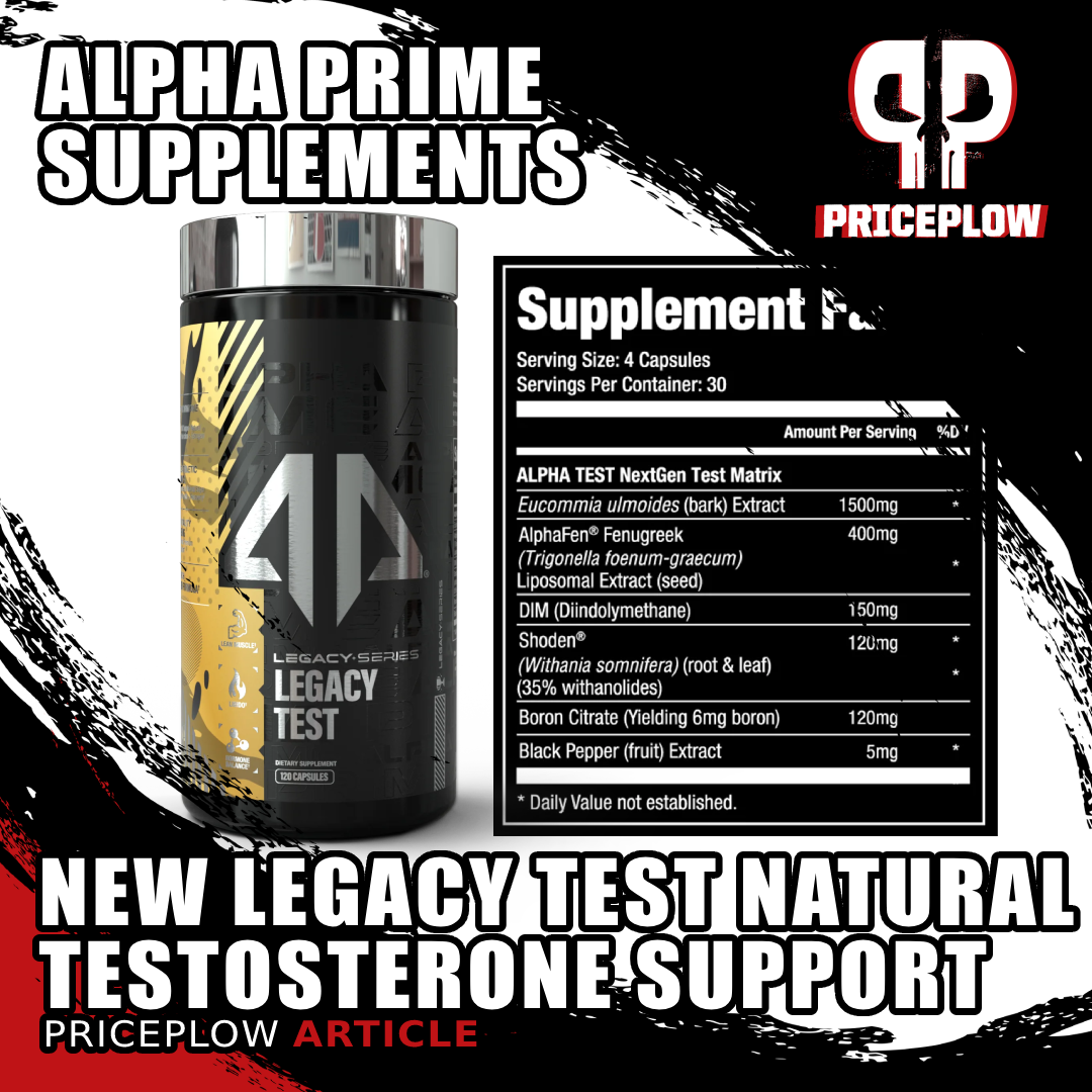 Alpha Prime Legacy Test: Championship Testosterone Support