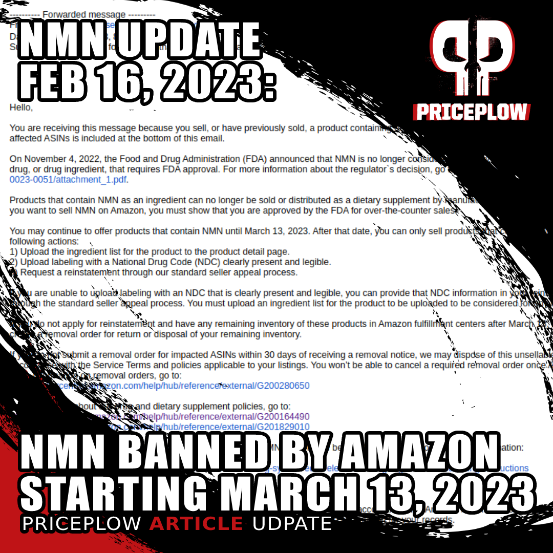 Amazon NMN Banned - February 16, 2023 Update