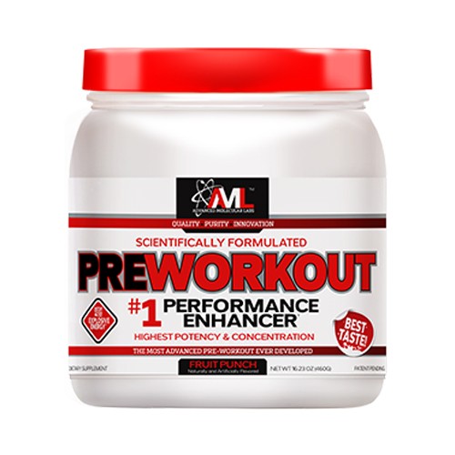 Advanced Molecular Labs Pre Workout is a true beast of a pre workout that uses clinical doses of staple ergogenics powered by 400mg of pure caffeine.