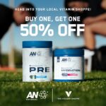 Fuel Your Gains: AN Performance BOGO50 Deal at The Vitamin Shoppe