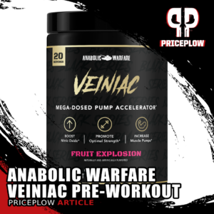 Anabolic Warfare Veiniac Non-Stim Pre-Workout Supplement