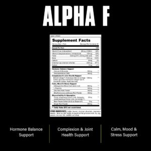 Alpha F Supplement Facts