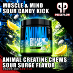 Animal Creatine Chews Gets Sour Surge: Creatine for Muscle and Mind