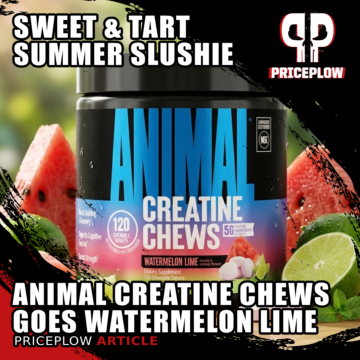 Animal Creatine Chews Add a Watermelon Lime Flavor
