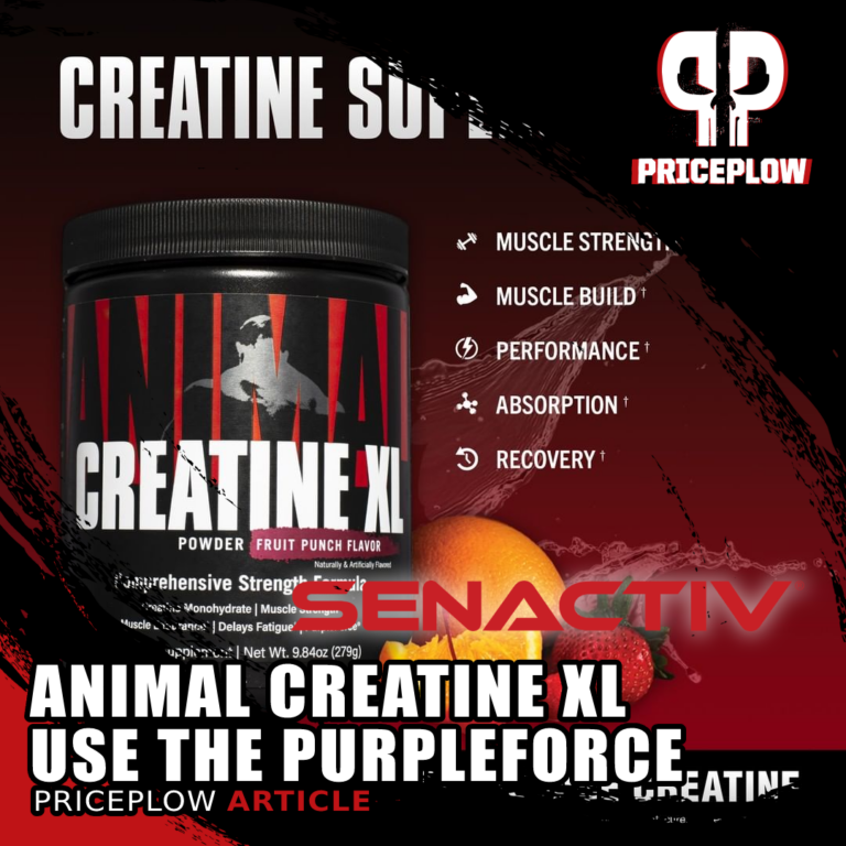 Animal Creatine XL: Creatine Supercharged with PurpleForce and Senactiv