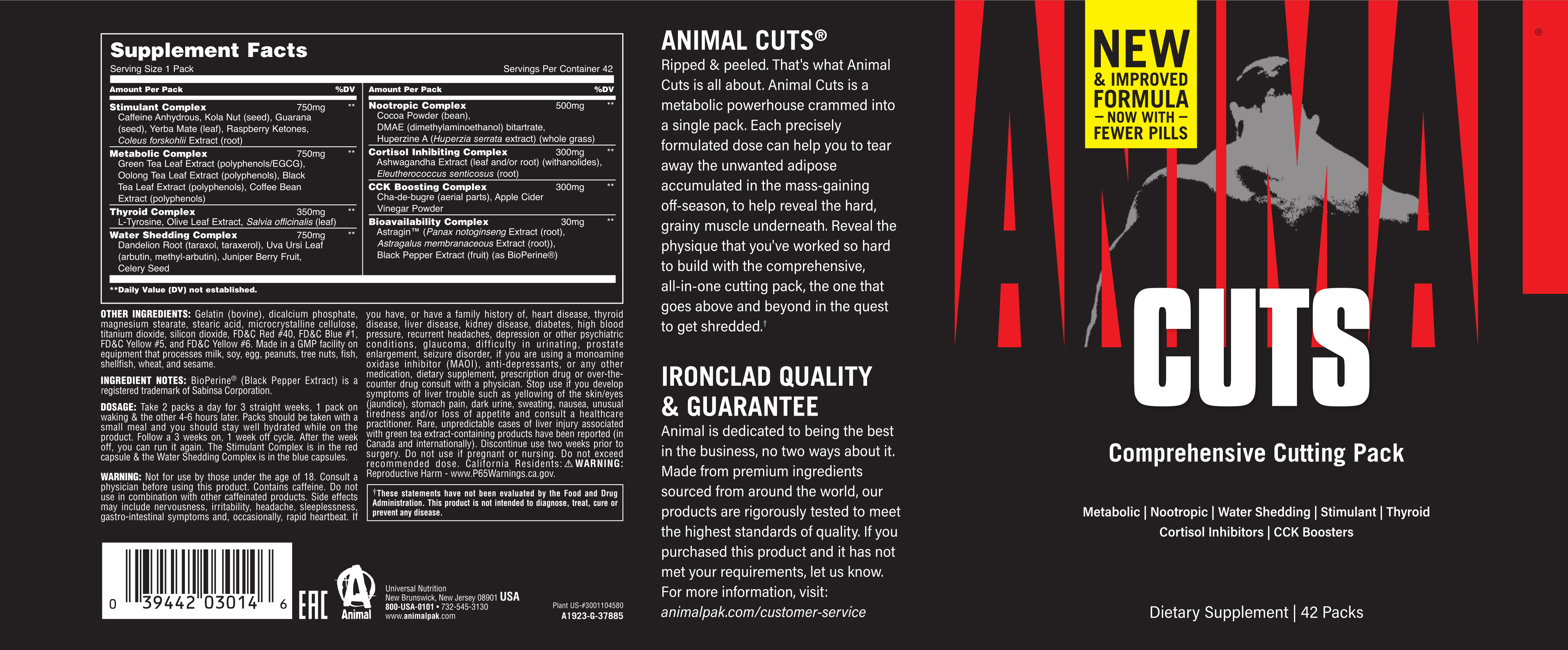 Animal Cuts 2023 Label