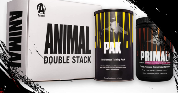 The Animal Double Stack: Primal Pre-Workout and Animal Pak Stacked