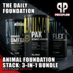 Animal Foundation Stack: Animal Pak, Animal Flex, and Animal Omega, Bundled