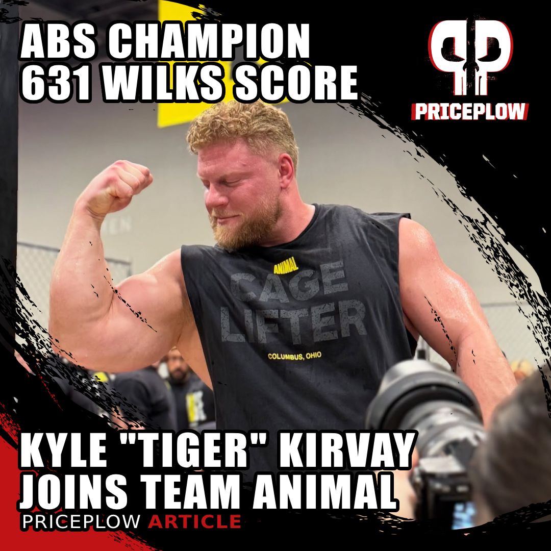 Kyle "Tiger" Kirvay Joins Team Animal: Breaking Barriers and Redefining Powerlifting Dominance