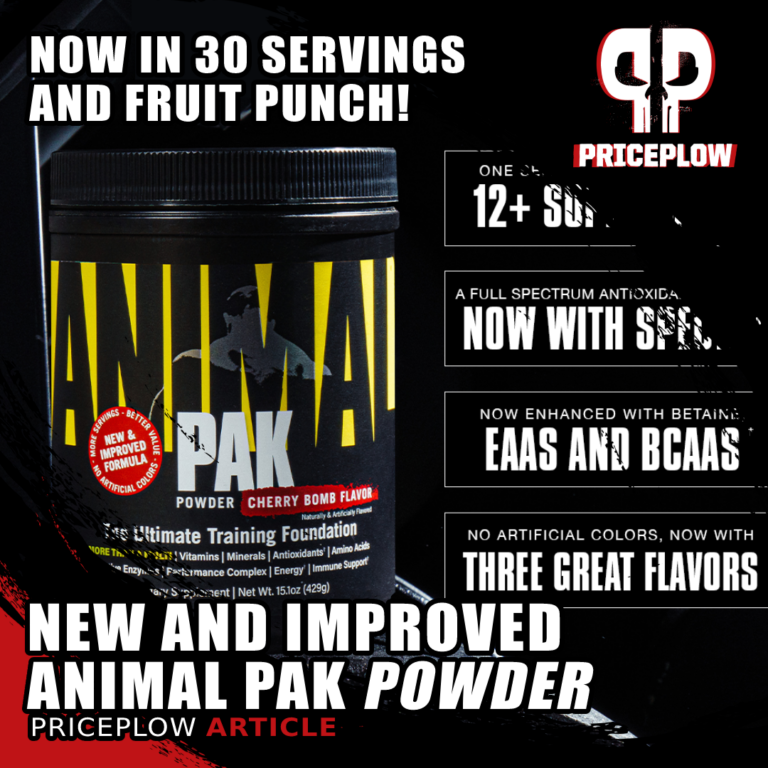 Animal Pak POWDER: Multivitamin Powder with Upgraded Flavor and No Pills!