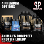 Animal's Protein Powder Arsenal: Finding Your Perfect Match From 4 Premium Options