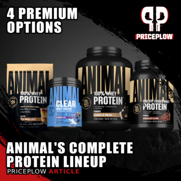 Animal's Protein Powder Arsenal: Finding Your Perfect Match From 4 Premium Options