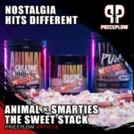 Animal x Smarties: Creatine HMB+, Pump Non-Stim, and Creatine Chews Get an Iconic Candy Collab