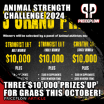 The Animal Strength Challenge Awards Three $10,000 Prizes October 2024!