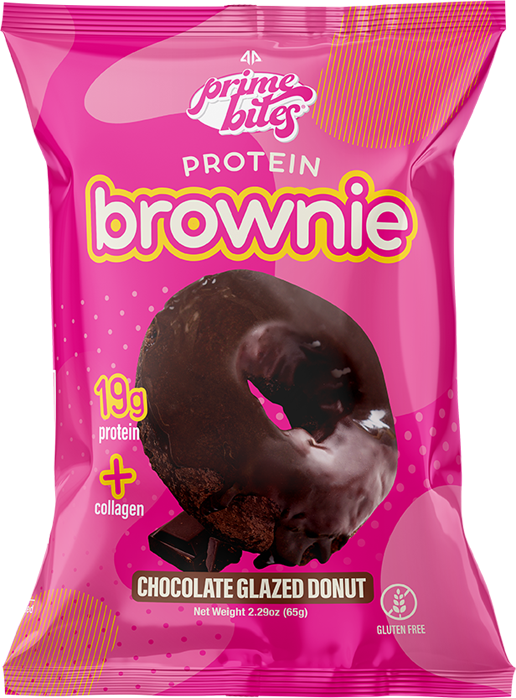 AP Prime Bites Protein Brownies Chocolate Glazed Donut