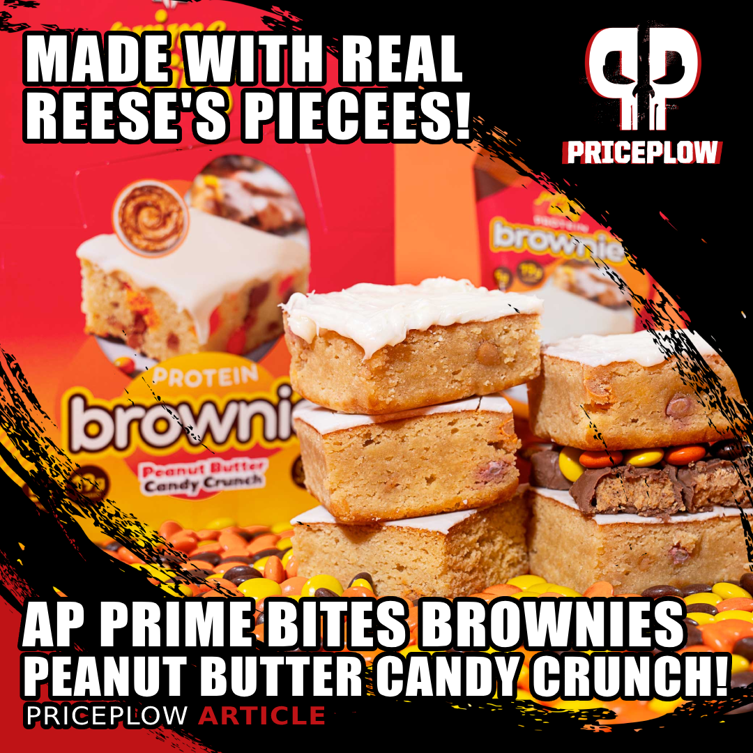 AP Prime Bites Protein Brownies Peanut Butter Candy Crunch