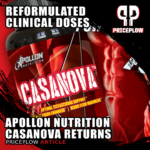 Apollon Nutrition Casanova: 10-Ingredient Male Vitality Formula Upgraded for 2026