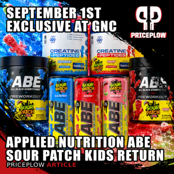 Applied Nutrition Brings Sour Patch Kids Back to GNC in ABE Energy and Pre-Workout