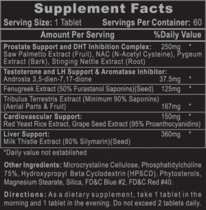 Arimiplex includes a comprehensive profile to protect your most vital of organs while also limiting estrogen and aromatase proliferation.