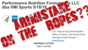 Arimistane FDA Warning: VMI Sports received a warning letter regarding Arimistane... but there's a whole lot more than meets the eye here.