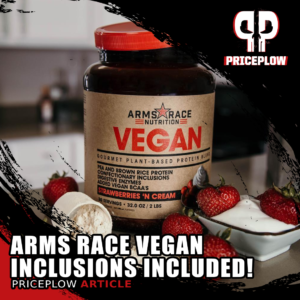 Arms Race Vitamin Vegan Brings Inclusions to Dairy-Free Protein!Mike RobertoThe PricePlow Weblog – Dietary Complement and Weight loss program Analysis, Information, Opinions, & Interviews